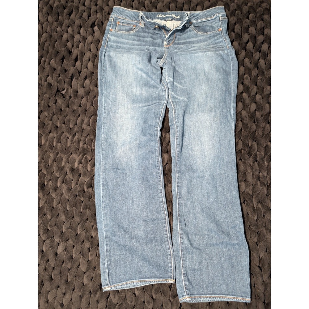 American Eagle Outfitters Women's Stretch Straight Leg Jeans‎ Size 16 Long